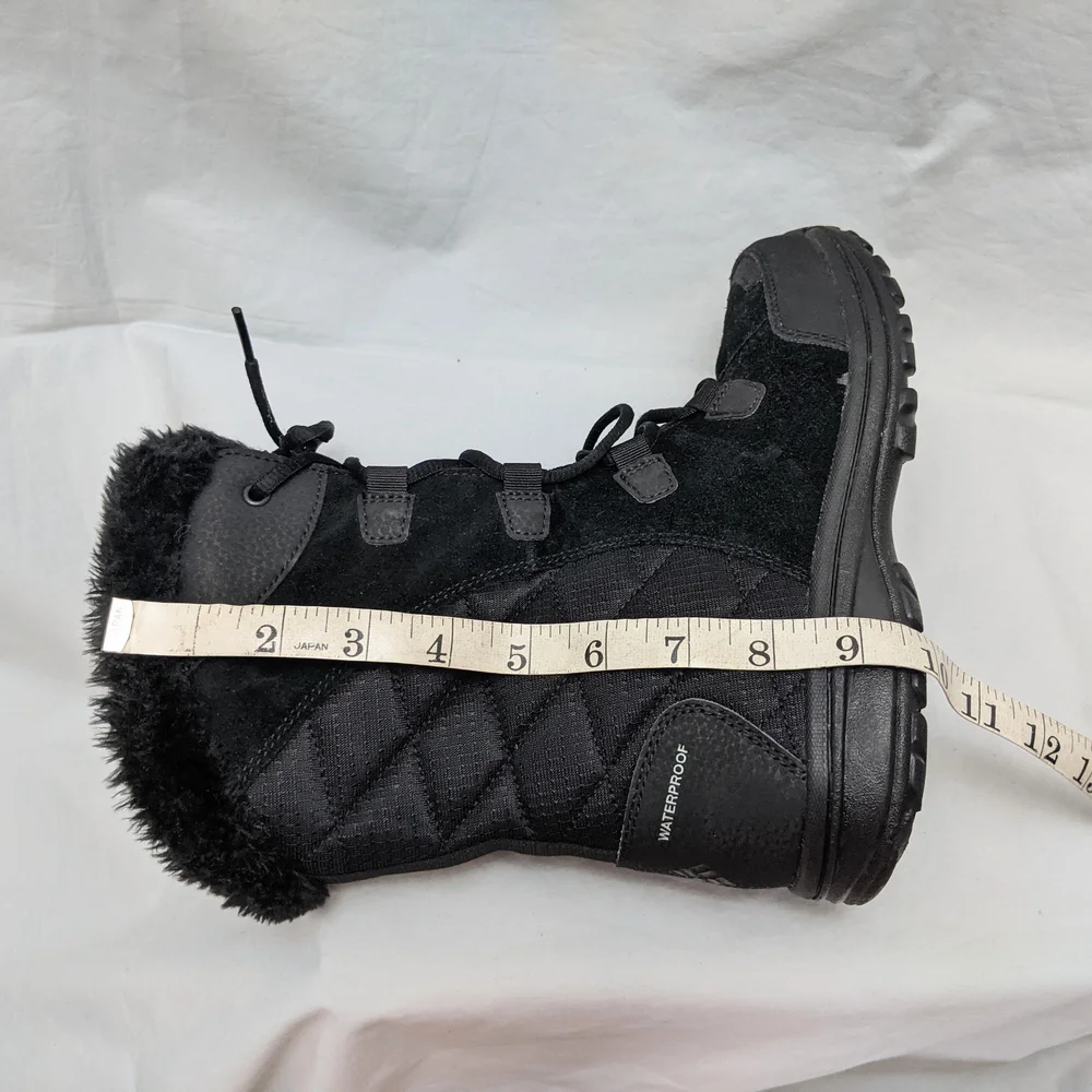 Columbia Women's Black Ice Maiden II Insulated Winter Boots Size 7